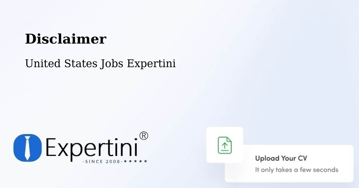 Disclaimer – Inman - United States Jobs Expertini